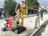 Maszyny do uk�adania kraw�nik�w i element�w betonowych