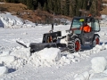 �adowarka Bobcat z plugiem do �niegu