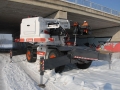 �adowarka teleskopowa Roto TR 50210 przy remoncie mostu